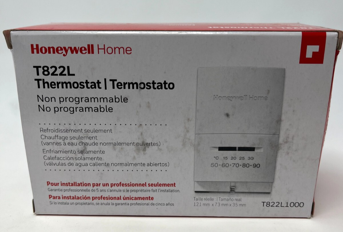 Honeywell T822L Non-Programmable Thermostat