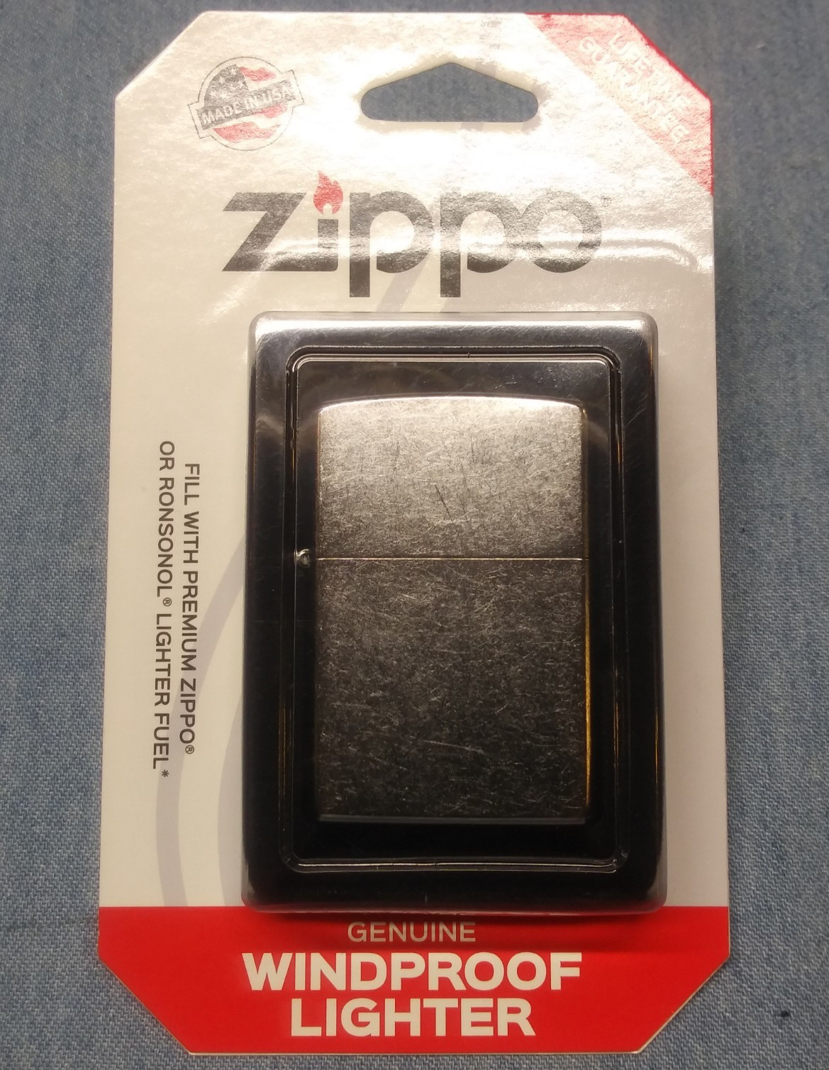 NEW 2022 Zippo Windproof Lighter 207 BP Reg Classic Street Chrome Made in USA