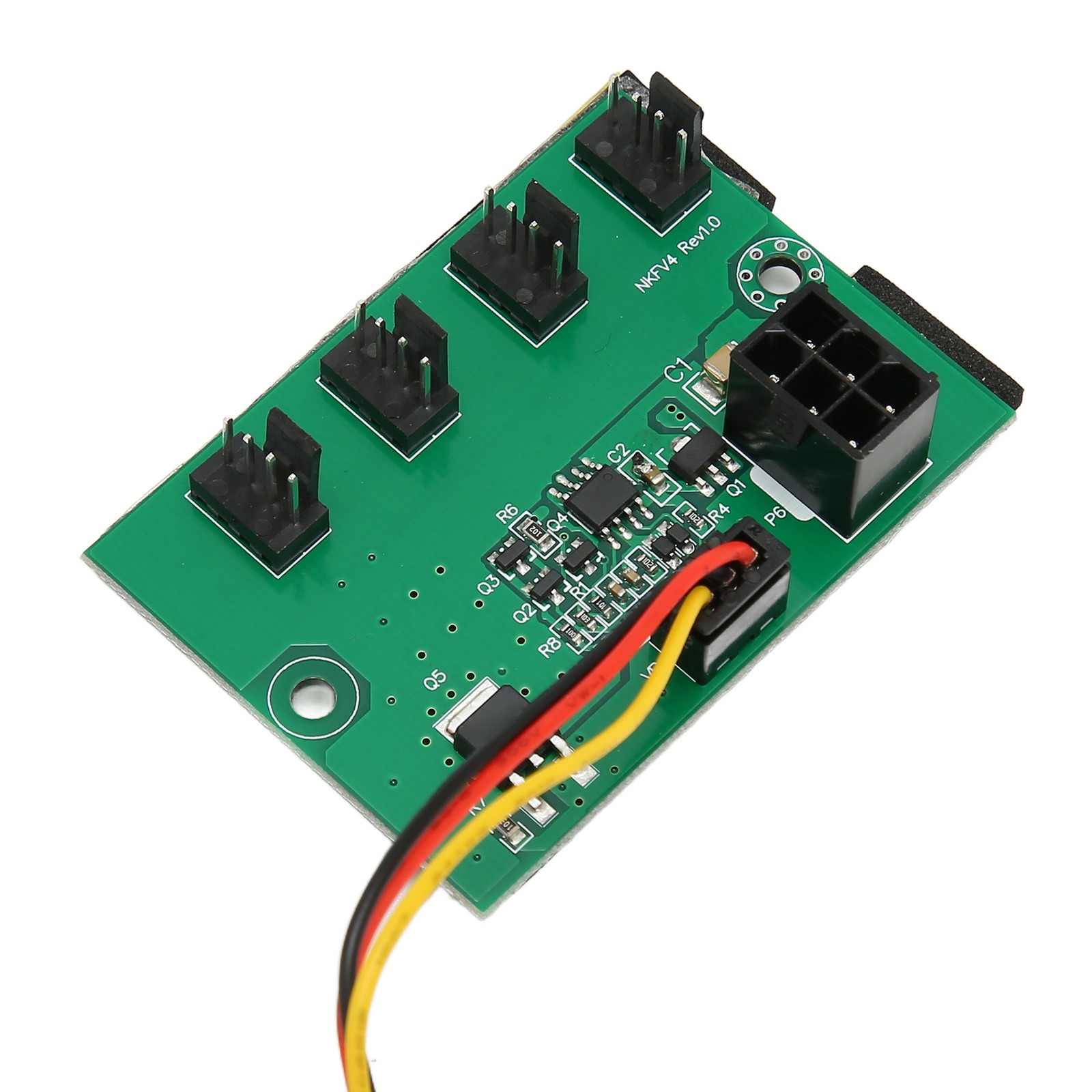 PC Fan Speed Controller DC 12V PWM 4 Way 11.8in Cable Easy Installation PC