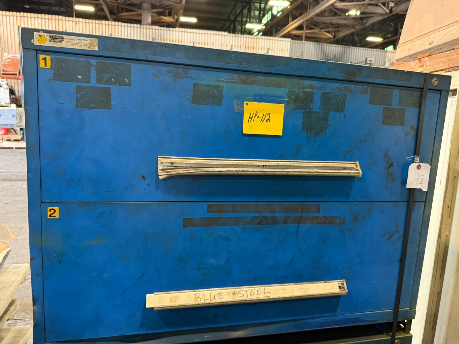 STANLEY VIDMAR CABINET TWO DRAWER STOCK HP-112