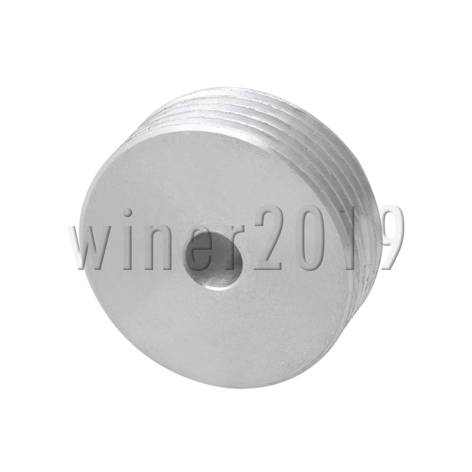 8mm Bore Silver Machine Power Tool Accessories Multi Wedge Belt Pulley Fitting