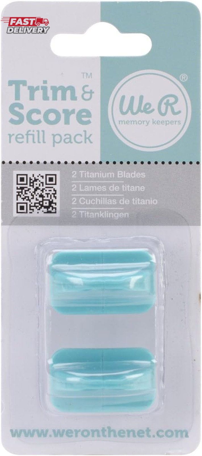 We R Trim & Score Refill Blades 2/Pkg-For 71337