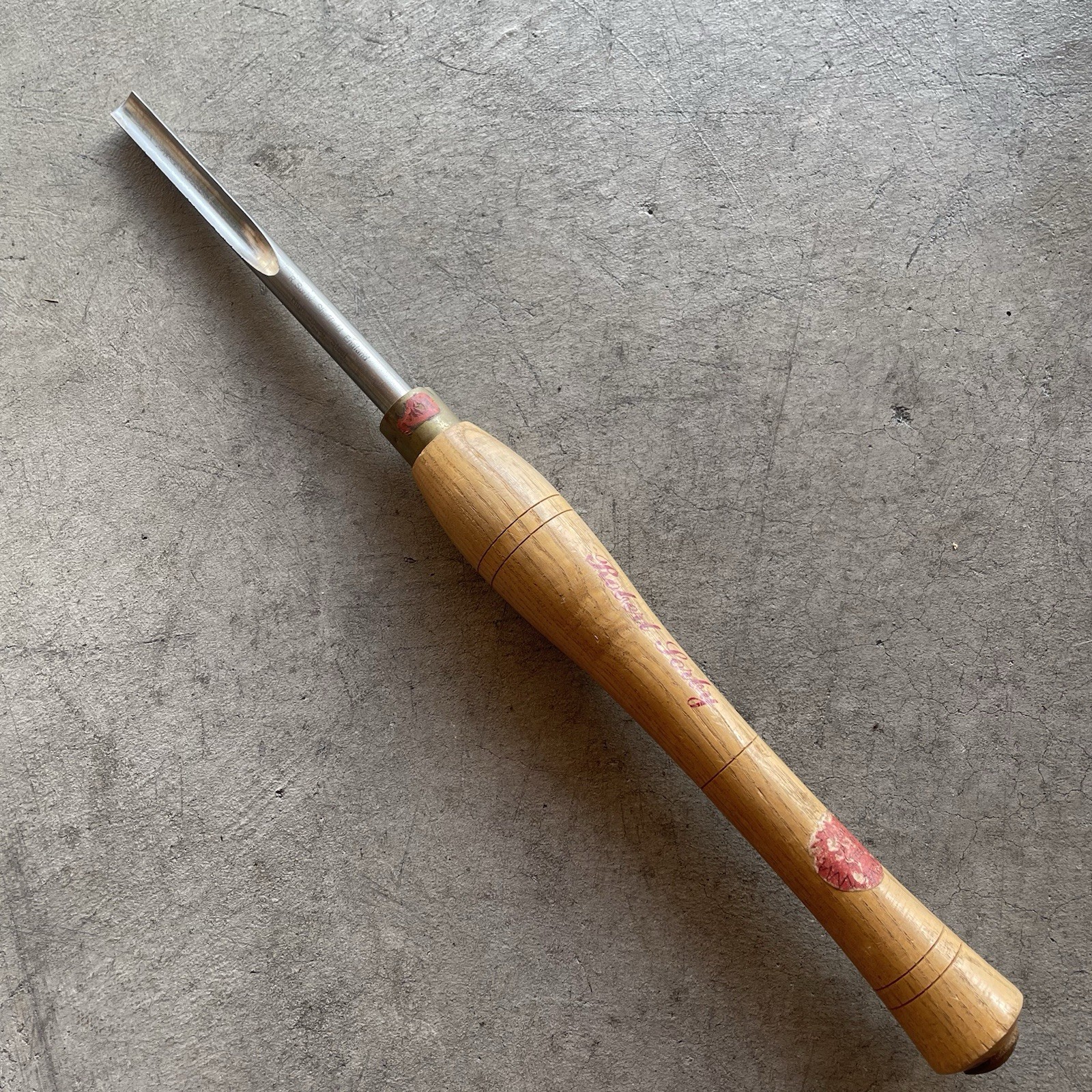 Lot Set of 2 Robert Sorby Lathe Gouges 842 LH (3/8") & 840LH (7/16")