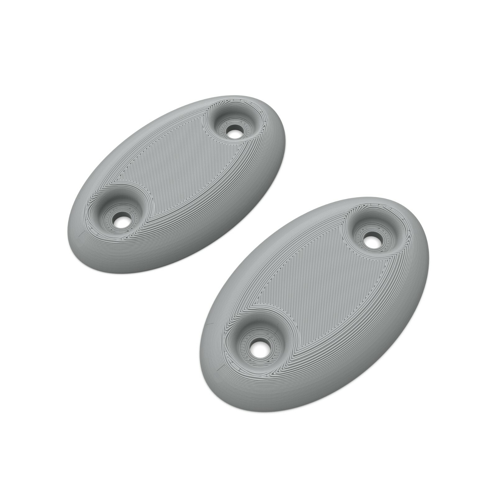 Dodge Neon 1995-2005 Sun Visor Delete Plates Blank Pair