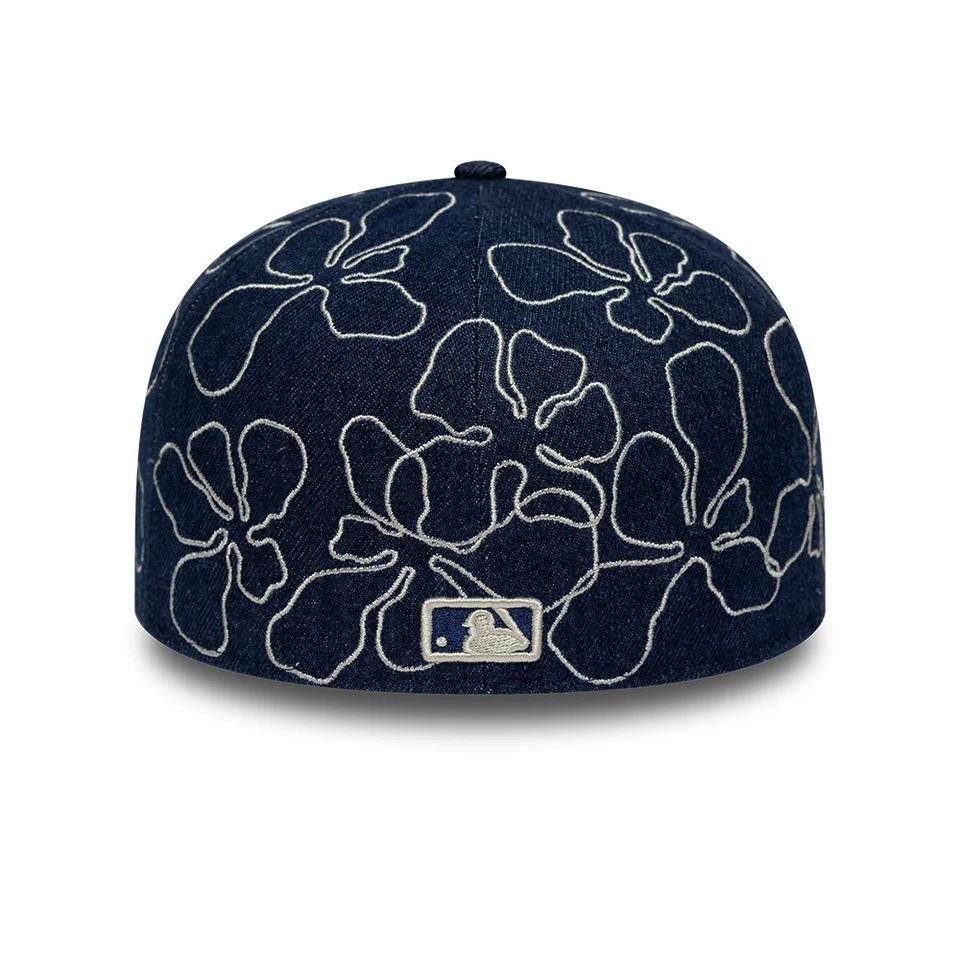 NEW ERA 59FIFTY Floral Denim Los Angeles Dodgers Denim 15146293