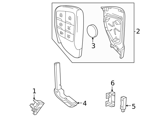 Genuine GM Transmitter 13560207