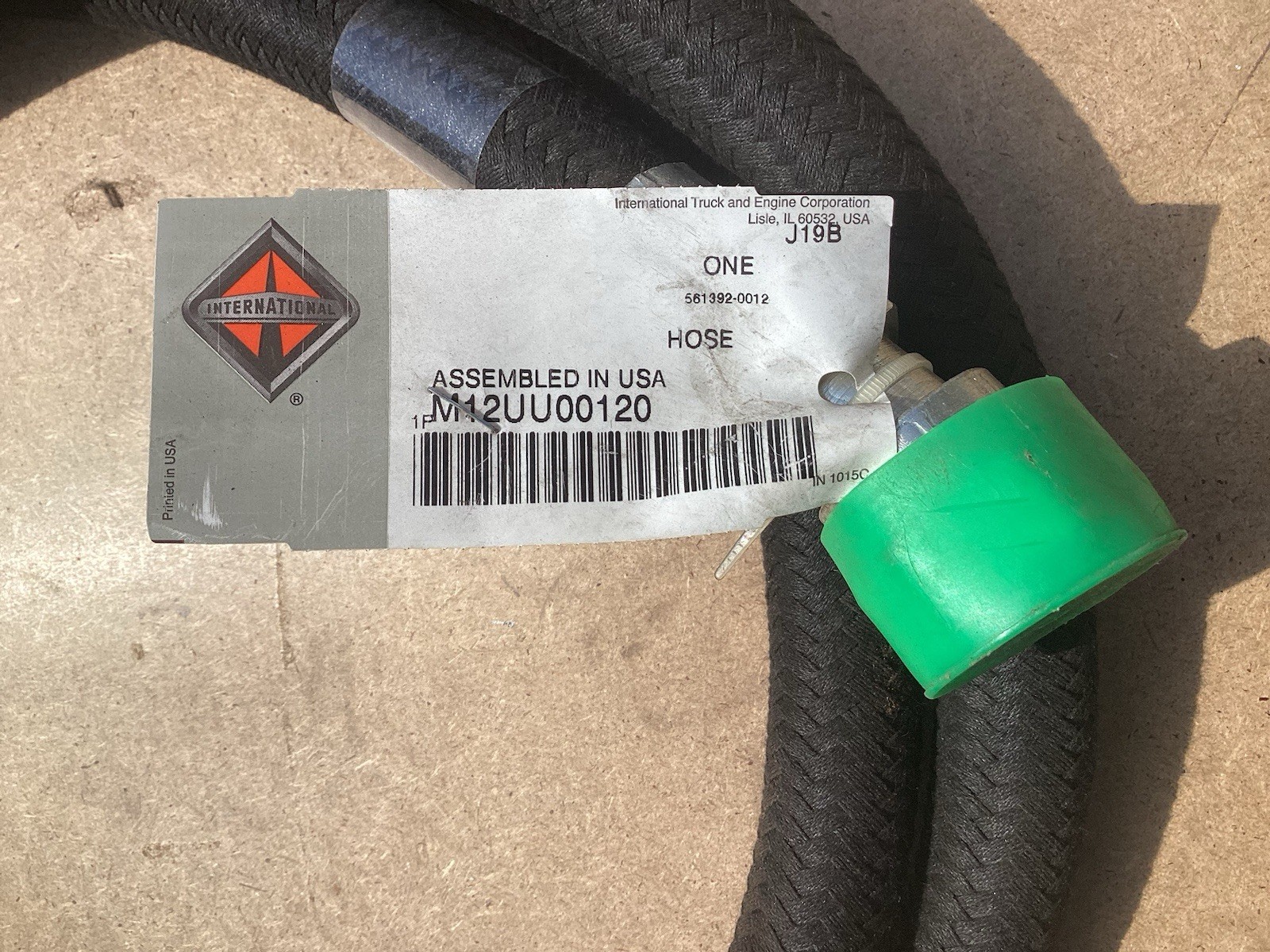 OEM NEW International M12UU00120 Hose Xmsn Oil Orfs  12 Femal FREE SHIPPING