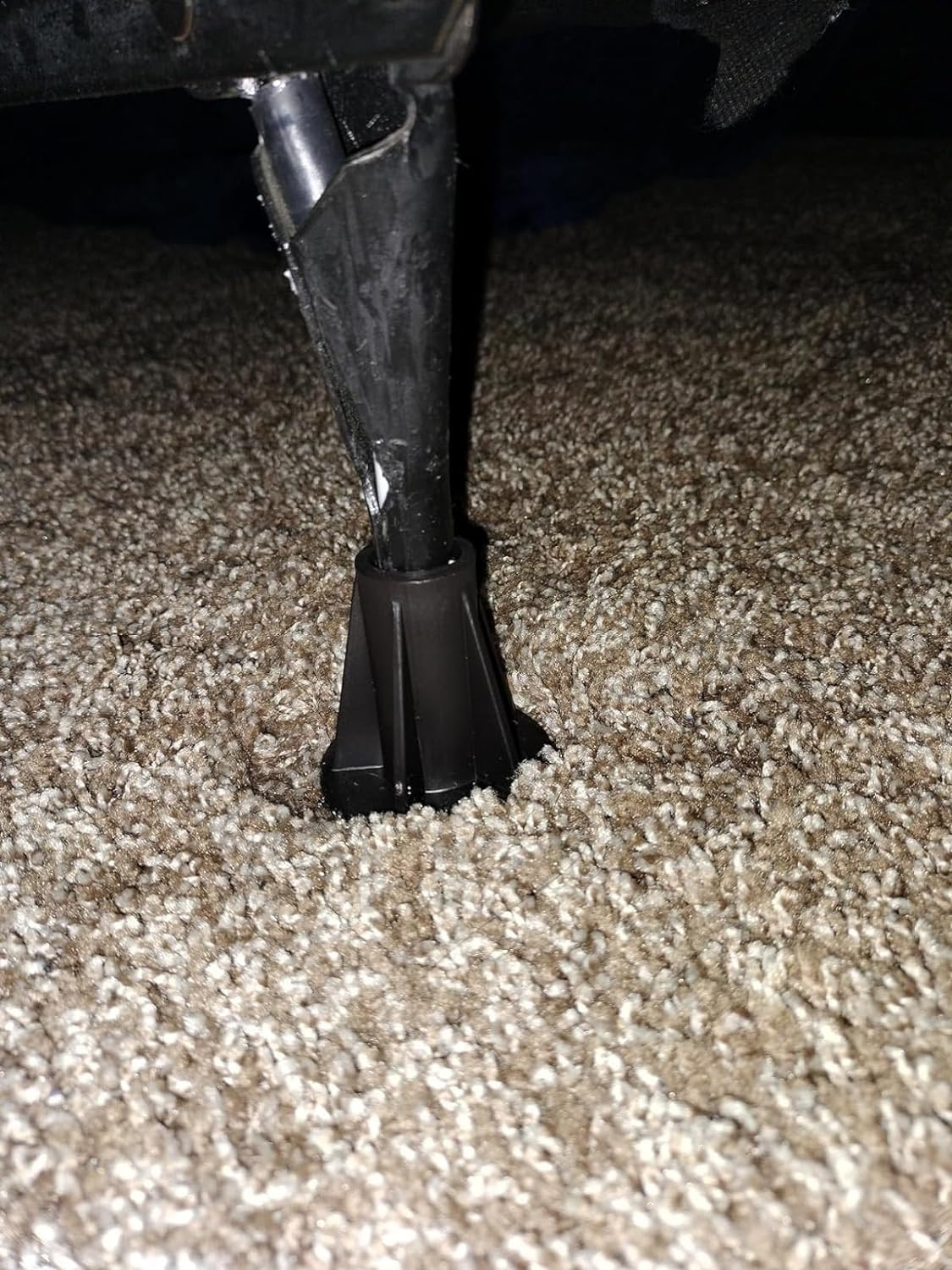 Steel Stem Bed Frame Feet to Replace Wheels. Replacement Feet Make Your Bed S...