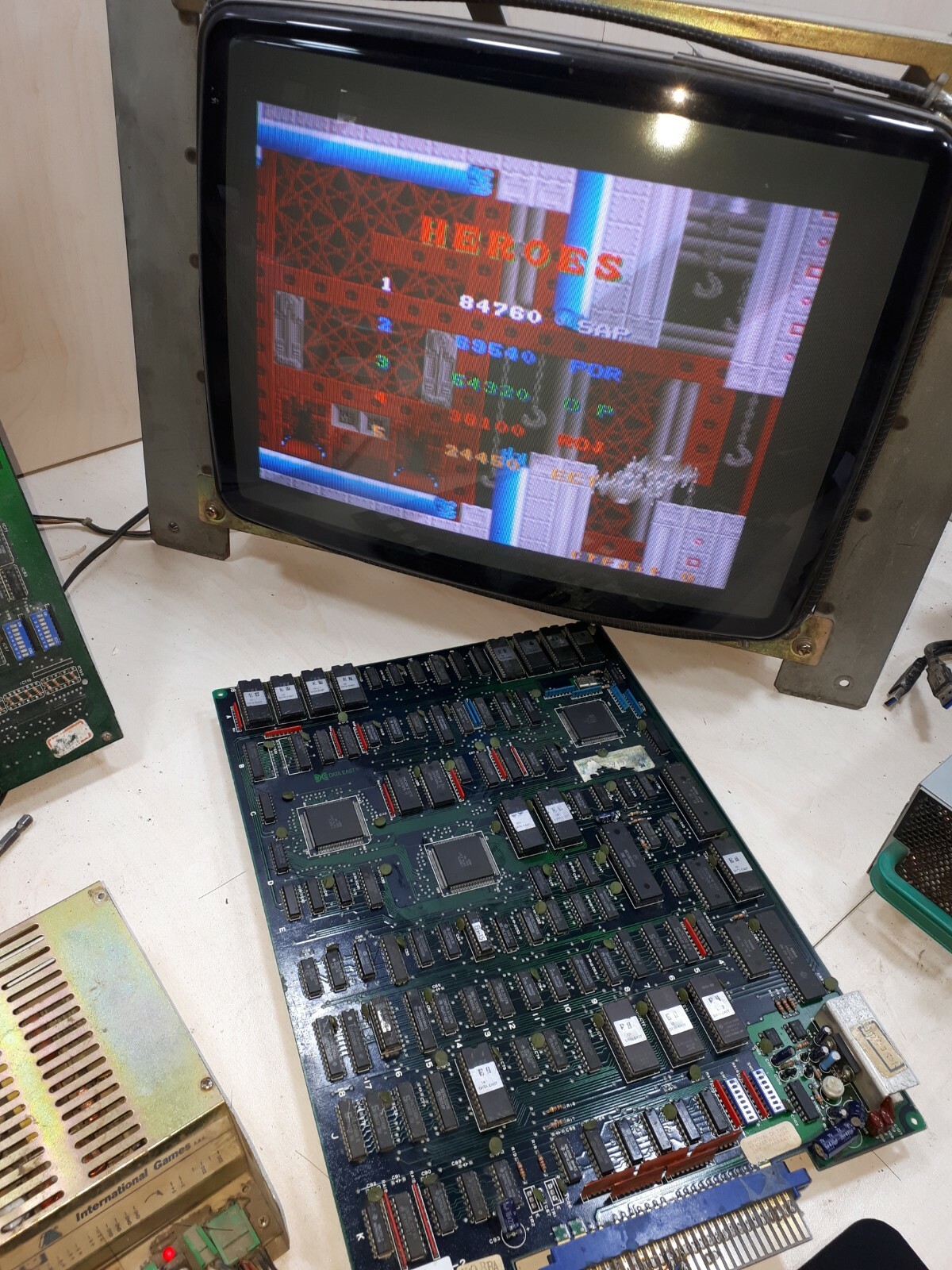 Cobra Command by Data East working JAMMA PCB