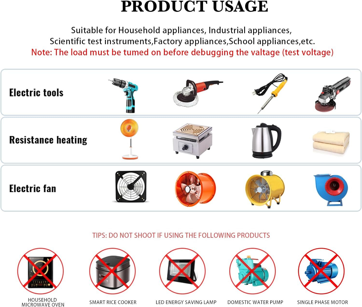 AC Motor Speed Controller 120V Variable Speed Controller Fan Speed Controller