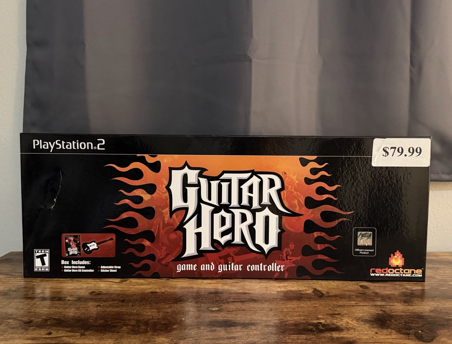 RedOctane Guitar Hero PS2 Wired Guitar Controller Bundle *NO GAME*