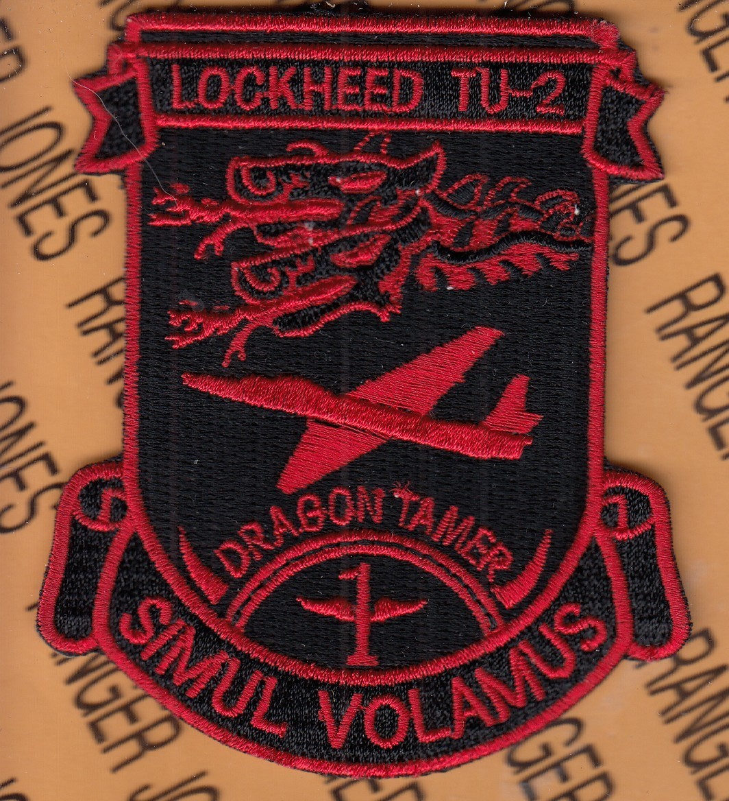 USAF Air Force Lockheed TU-2 Dragon Tamer 5th Recon Sq RS ~3.75" patch c/e