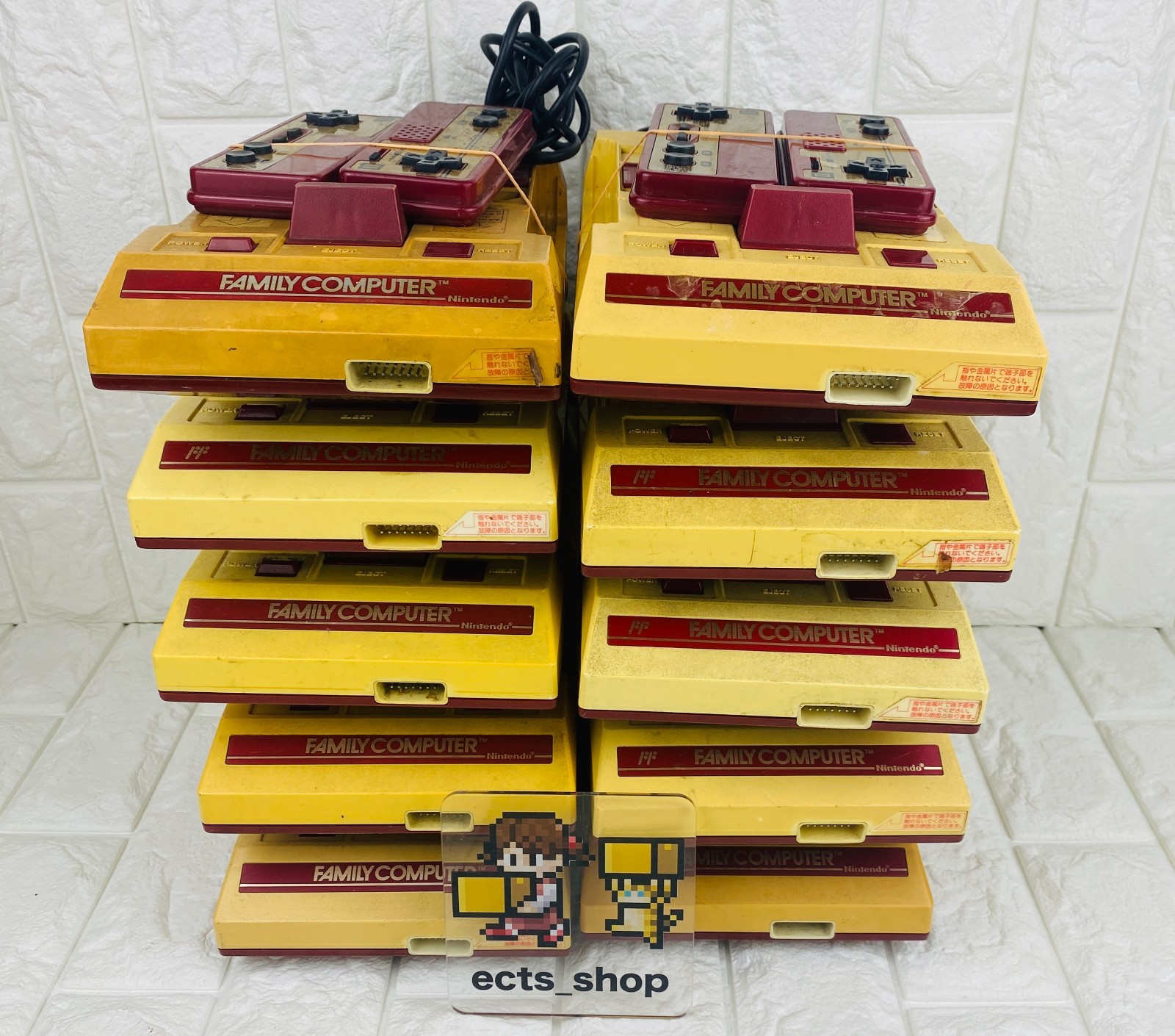 Nintendo Famicom Console HVC-001 Lot of 10 Tested Working Original Japan
