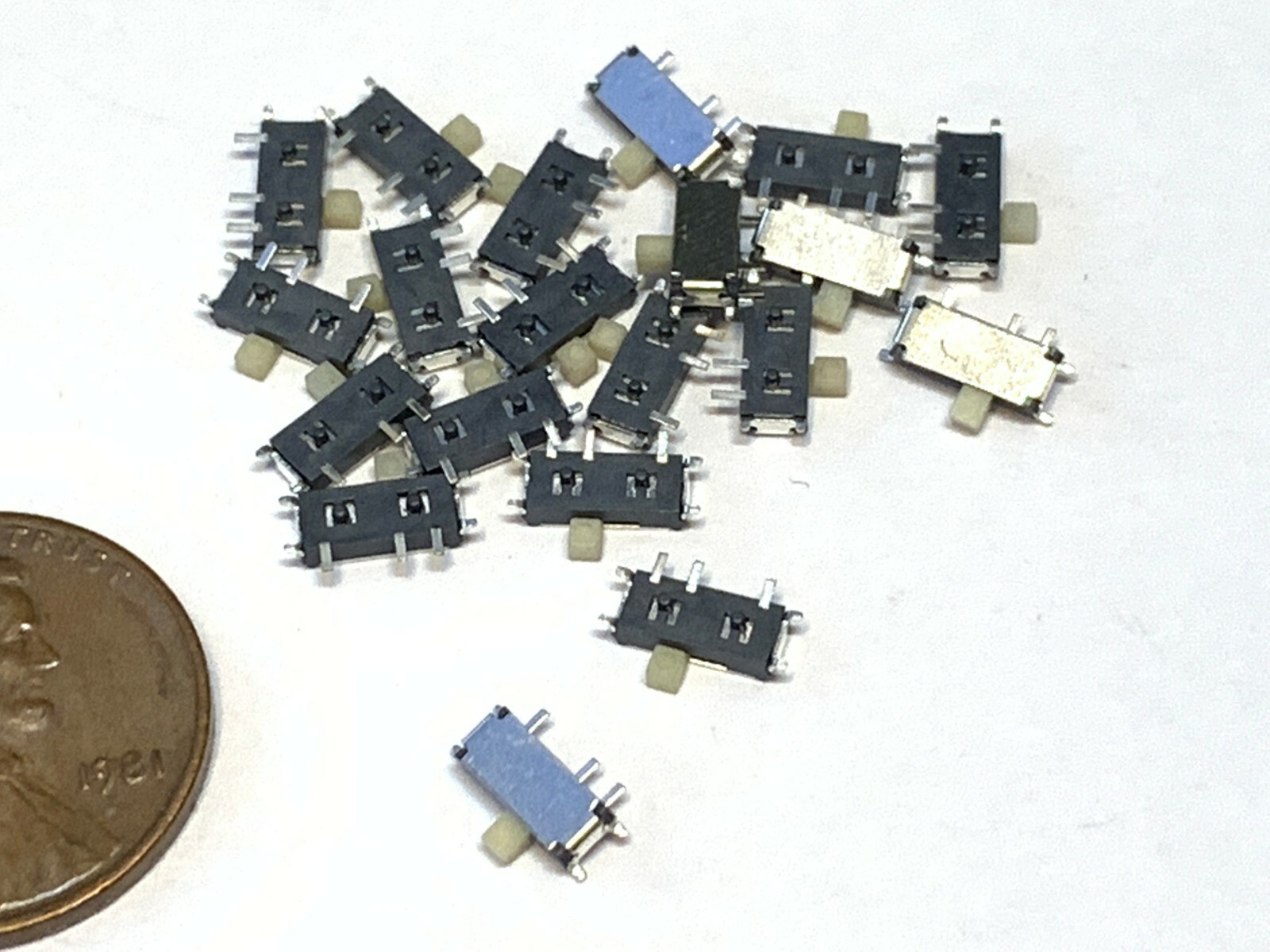 20 pieces MSK-12C02 7 pin Mini micro small tiny Slide Switch On-Off PCB smd