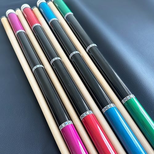 Pool Cue Set of 4 Pool Cue Stick (18oz-21oz), 13mm Tip, 58", 4-cues-set
