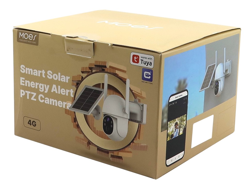 MOES S52 4G LTE 3MP 7800MAH H.265 WIRELESS SURVEILLANCE CAMERA 4GCM-S52-US-S-MS