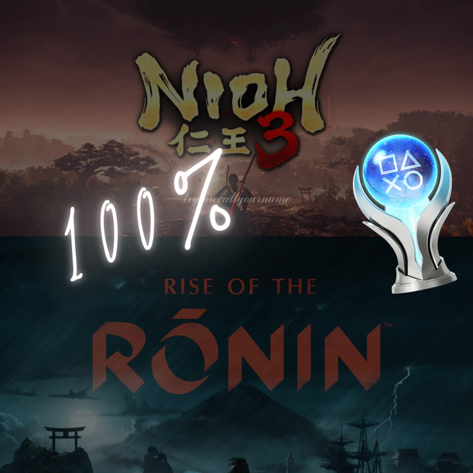 NIOH 3 +RISE OF THE RONIN BUNDLE PS4/PS5 Platinum Trophy Service FAST SAFE LEGIT