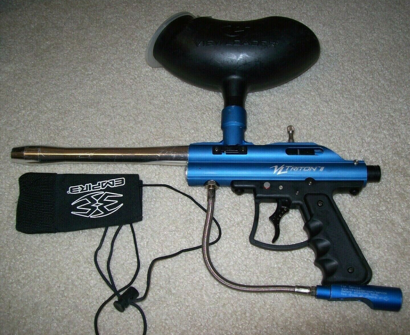 Refurbished VL Triton 2  II Paintball Marker cleaned oiled tested Works w/hopper