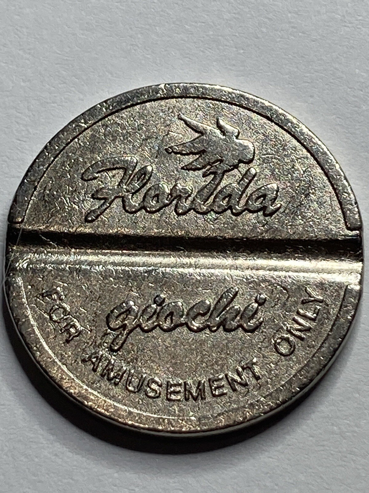 ITALY RARE ITALIAN FLORIDA GIOCHI ARCADE TOKEN #rq1