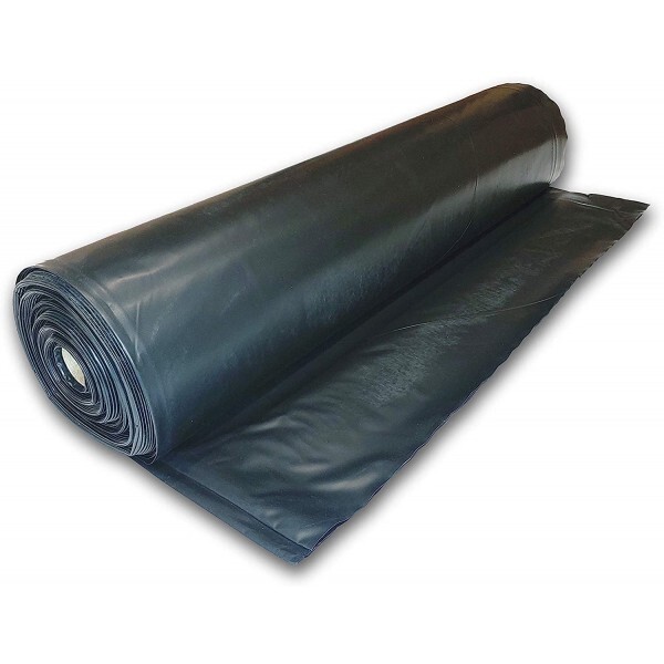 Farm Plastic Supply - 10 Mil Black Crawl Space Vapor Barrier