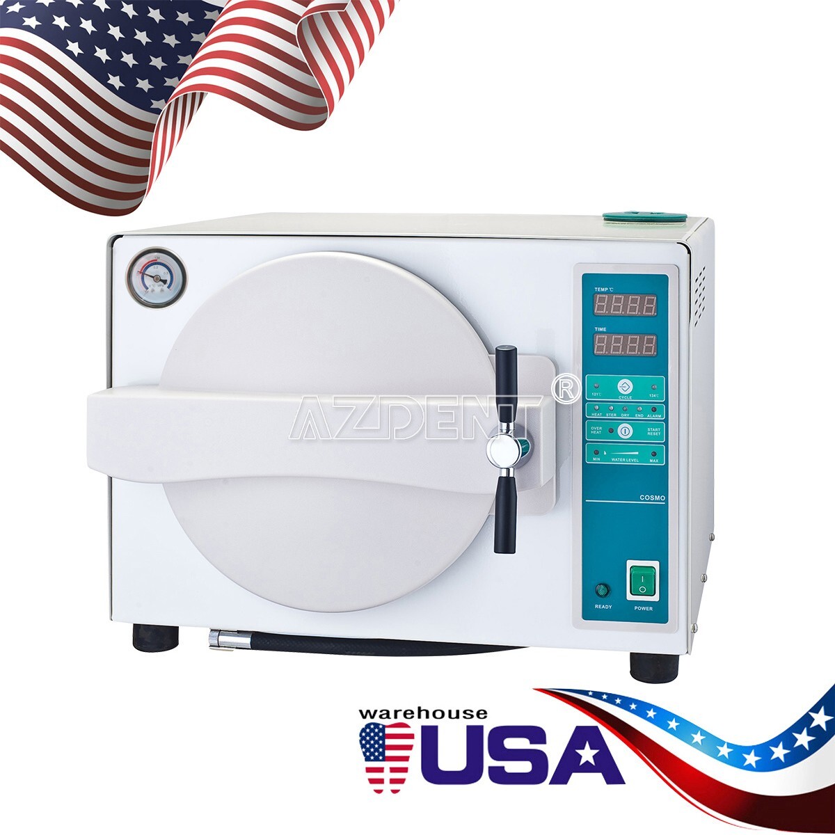 18L Autoclave Steam Sterilizer Medical Sterilizition Drying Function 1000W