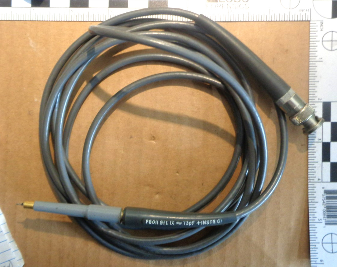 Tektronix P6011 Probe 1X 7.3pF 9' Cord