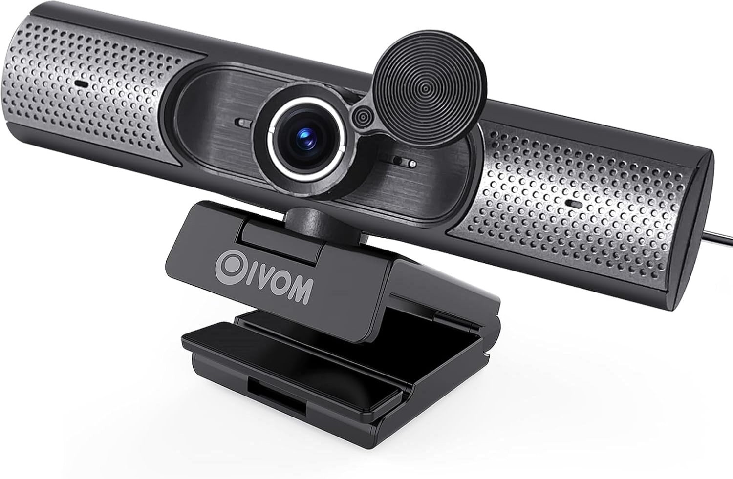 1/of1HD 1080P Webcam, USB-C/USB-A, w/Built-in Speakers & Mic,Black,AWCS06