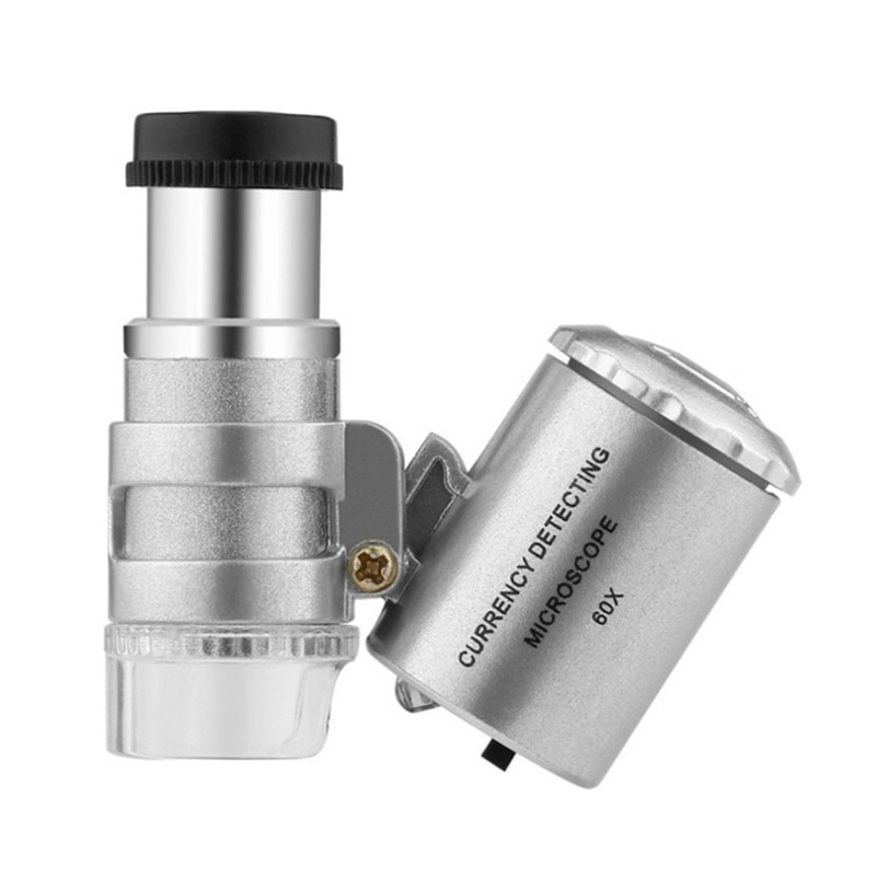 Handheld Microscope with 60X Magnification for Field Use & Scientific Research