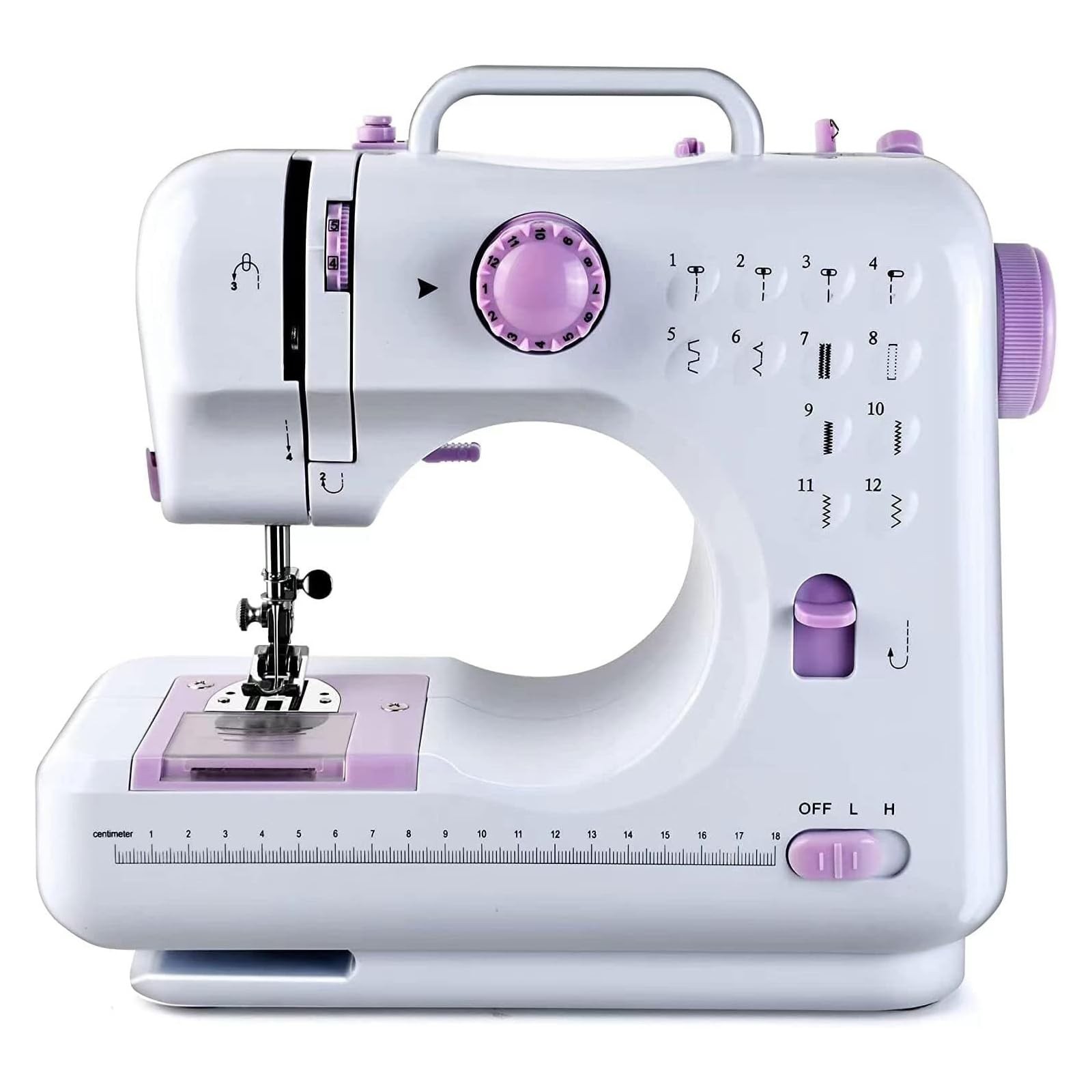 Mini Sewing Machine, Portable Electric Sewing Machine for Beginners with 12 B...