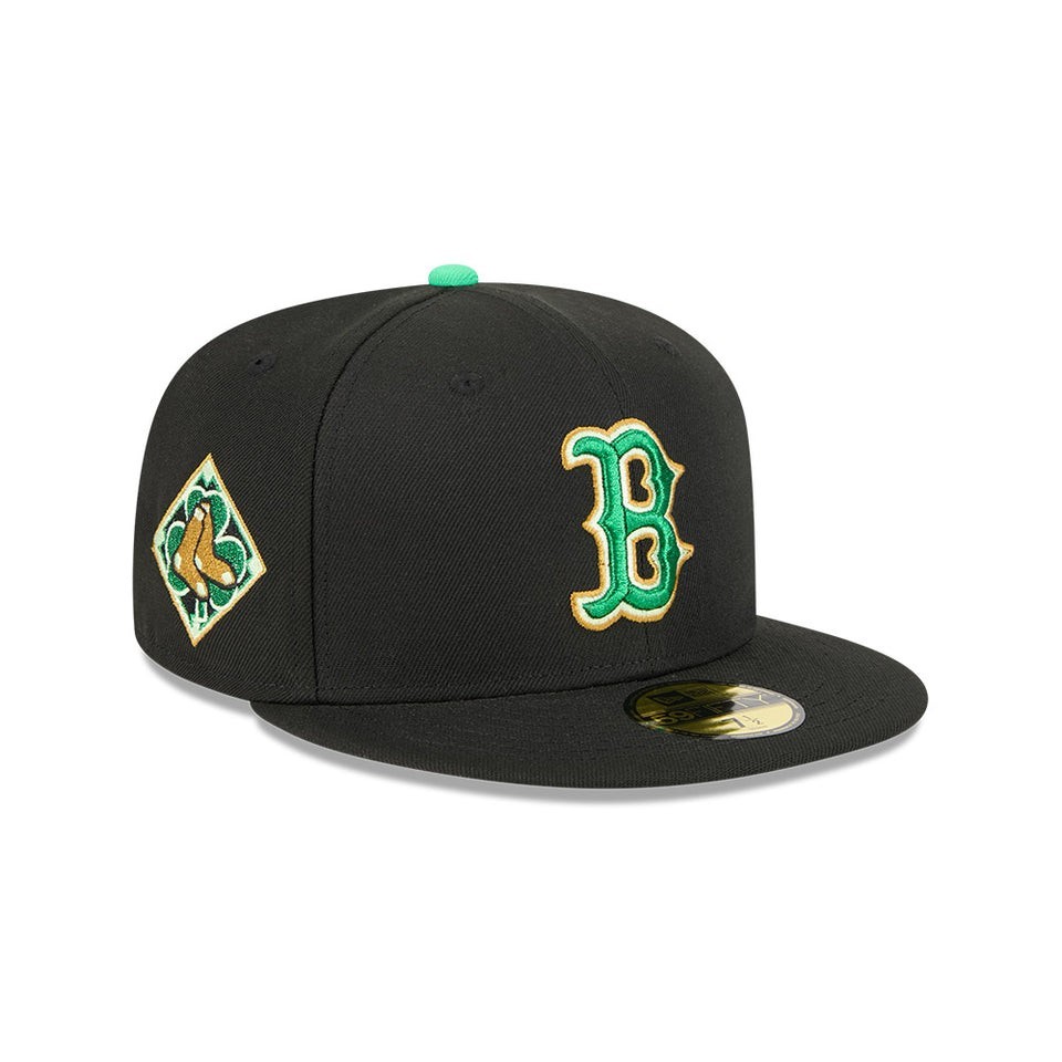 New Era 59FIFTY MLB St. Patrick's Day Boston Red Sox Black 14865042 Unisex