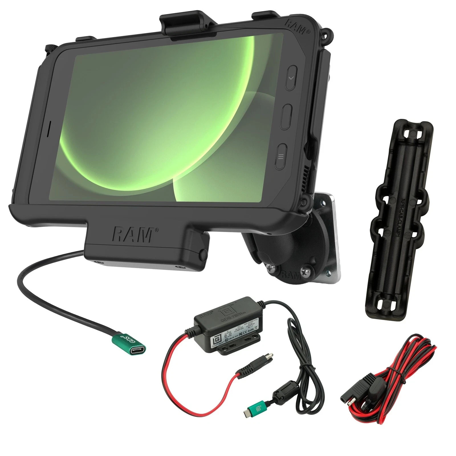RAM® EZ-Roll'r™ USB-C Mount for Samsung Galaxy Tab Active5, Active3, Active2 Kit
