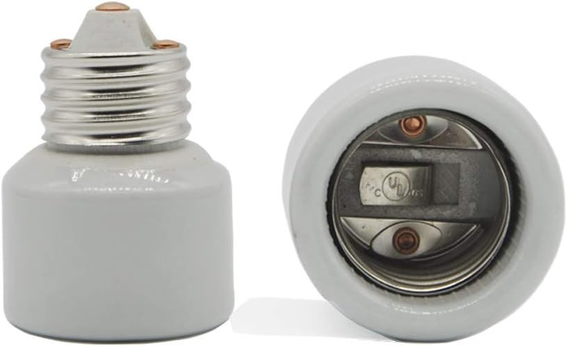 1x E26 to E26  Light Socket Porcelain Ceramic Screw Socket Lamp Holder Bulb Base