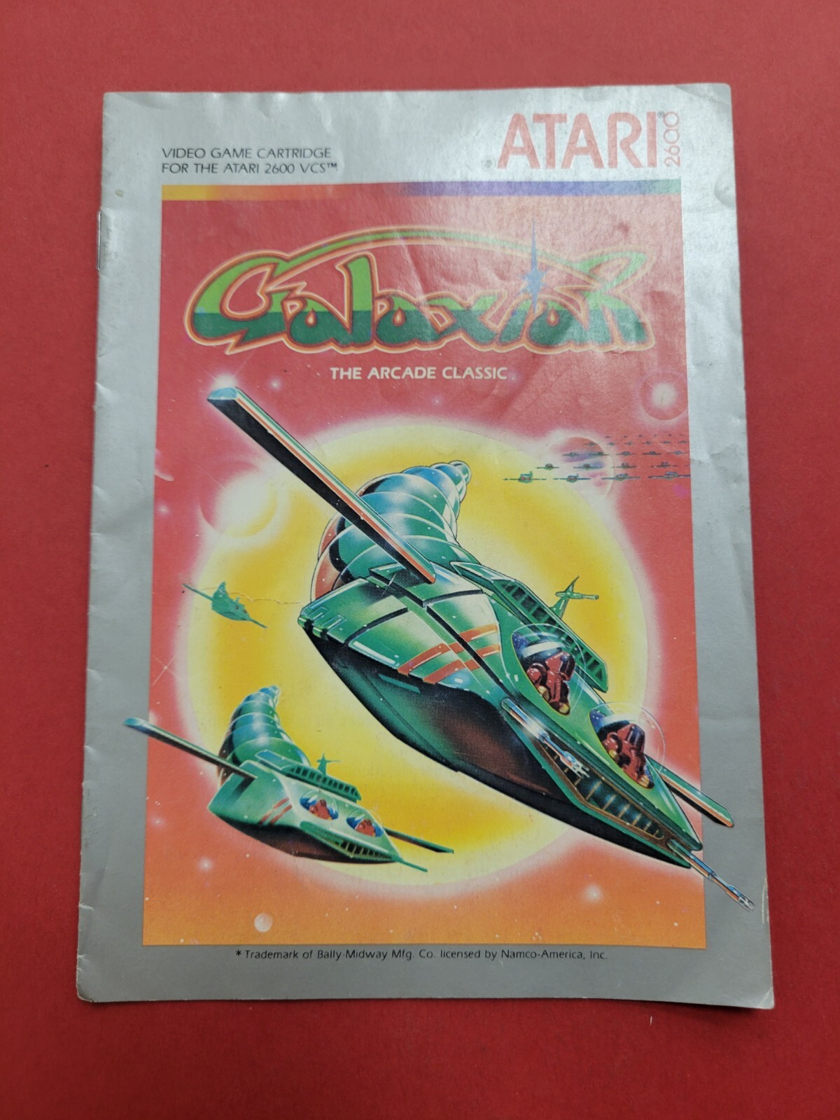 Galaxian Atari 2600 Manual Only