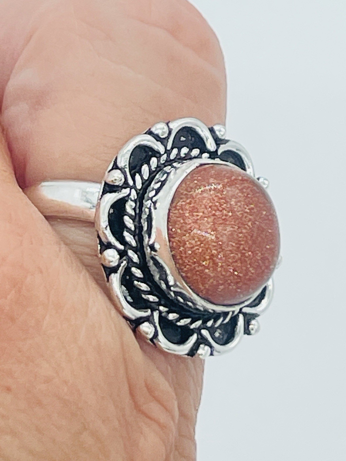Scalloped Silver 2026 Whimsigoth Aesthetic Autumn Statement Ring