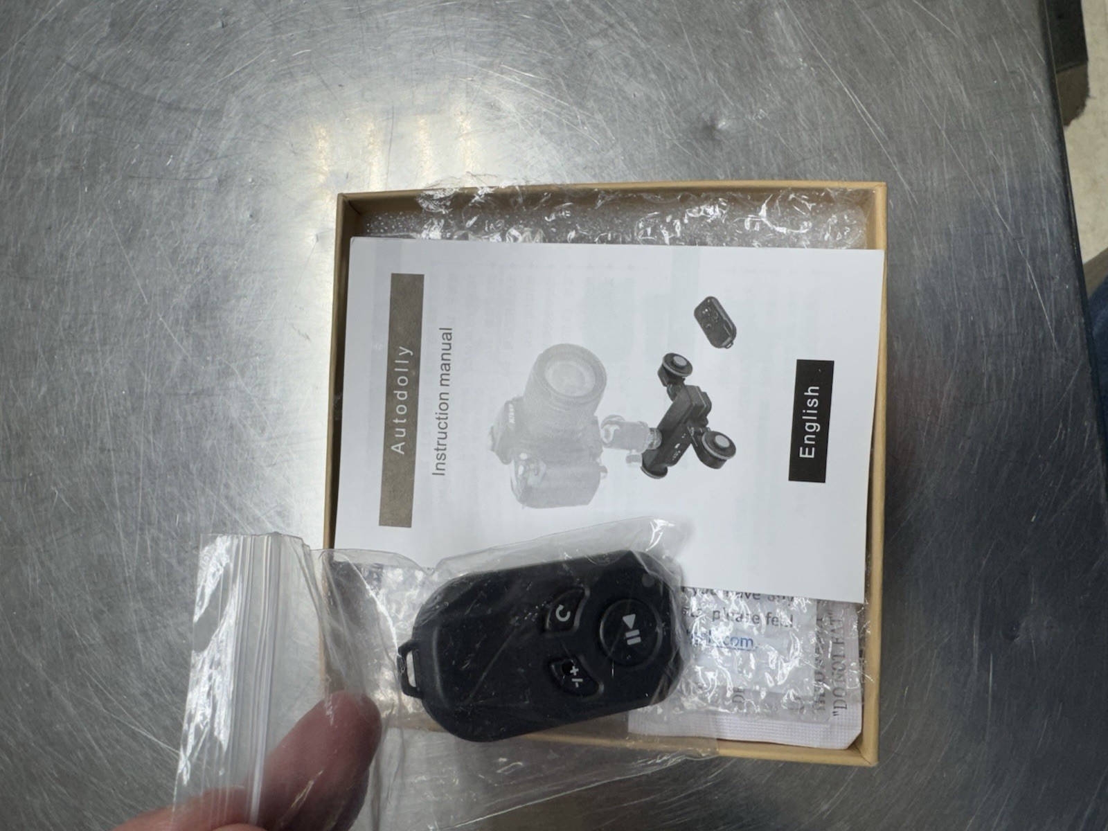 ANNSM Pro 3 Wheels Wireless Remote Control Video Camera Auto Dolly