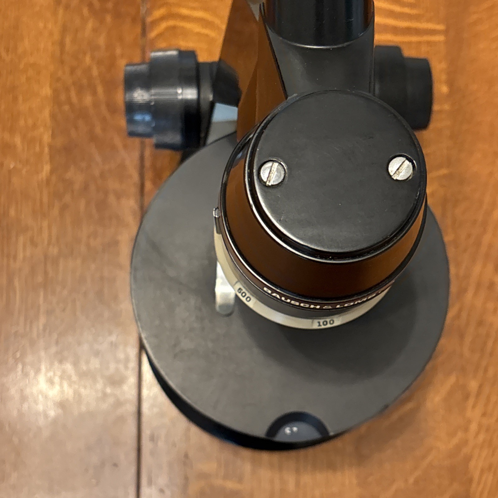Bausch & Lomb Microscope Vintage 100-500x Lighted Working