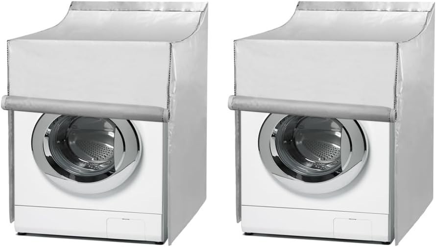 Cubiertas para Lavadora y Secadora Funda Resistente Impermeable para la Mayoría