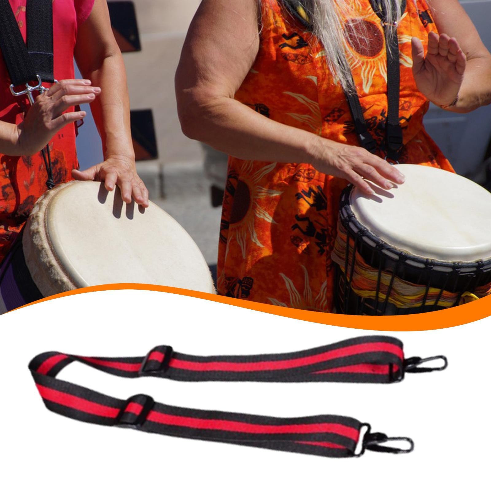 Adjustable Djembe Drum Waist Strap Portable Replace Practical Percussion