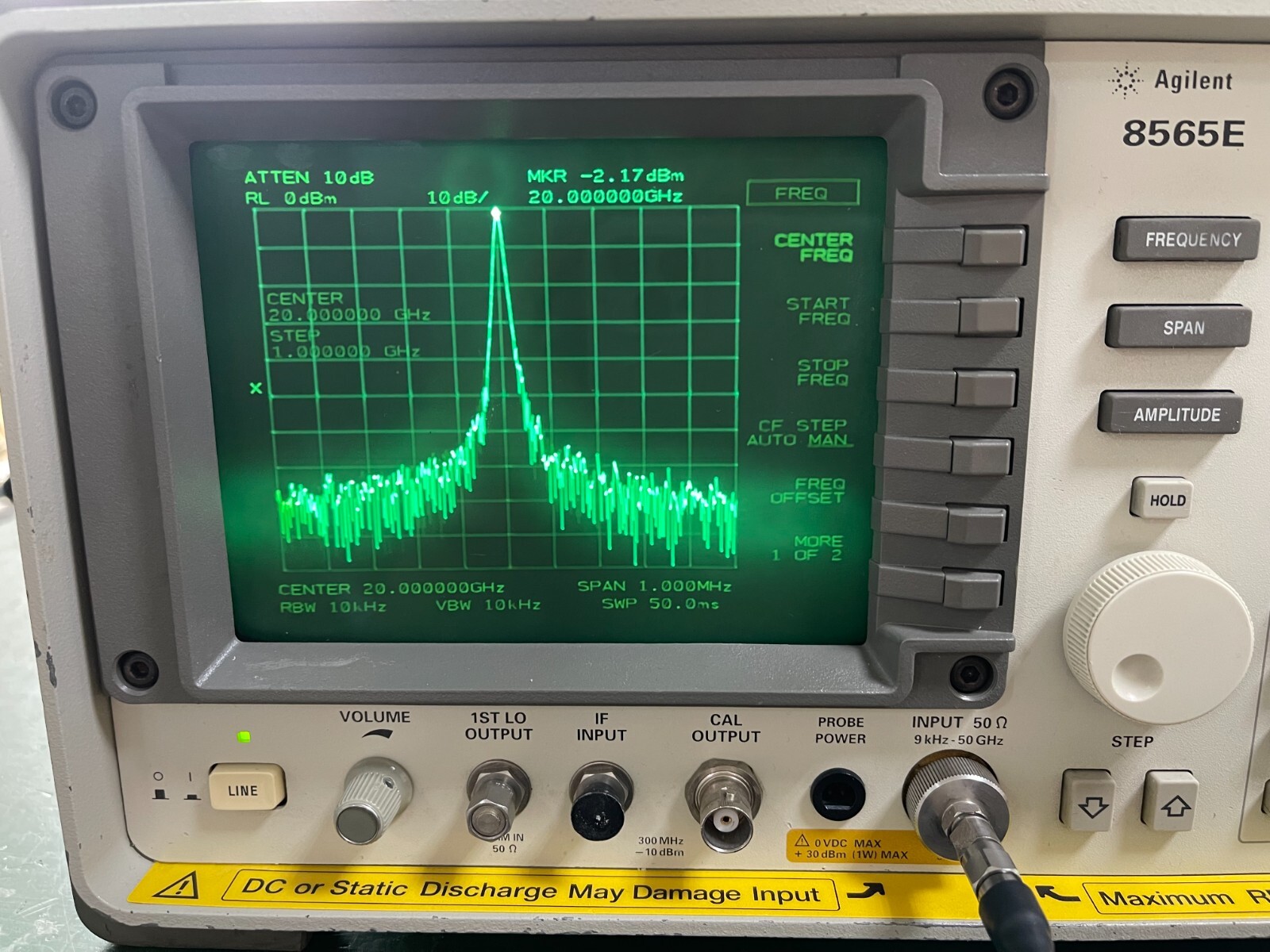 Agilent Keysight 8565E 9KHz - 50GHz Spectrum Analyzer_1513