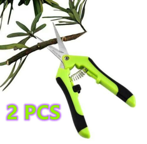2-Pack Curved Blade Pruning ​Shear Plant Gardening Scissors Trimming Tool USA