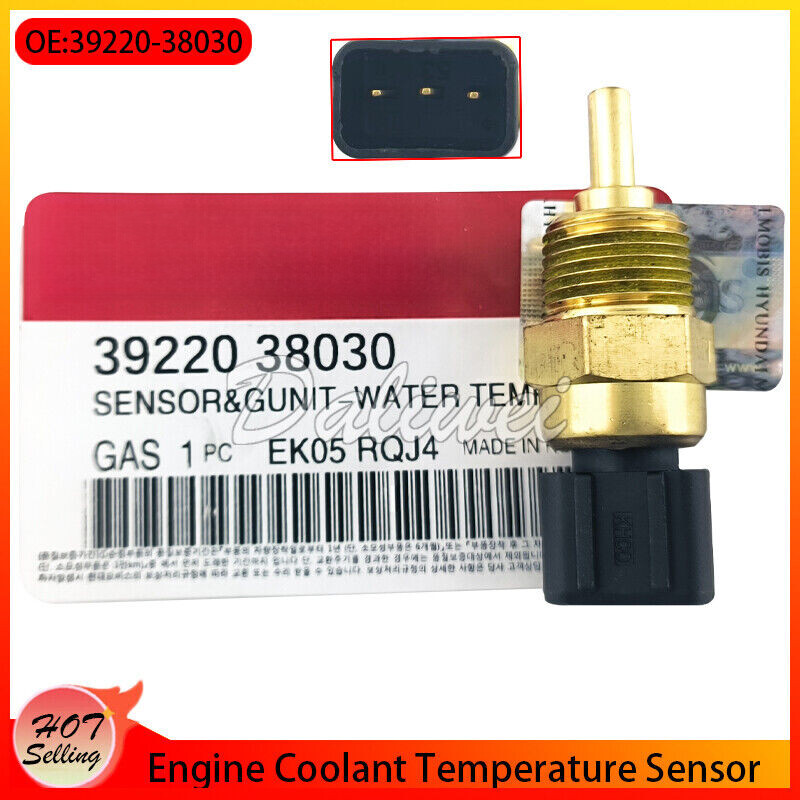 39220-38030 Coolant Temperature Sensor For Kia Forte Seltos Soul Genesis G70