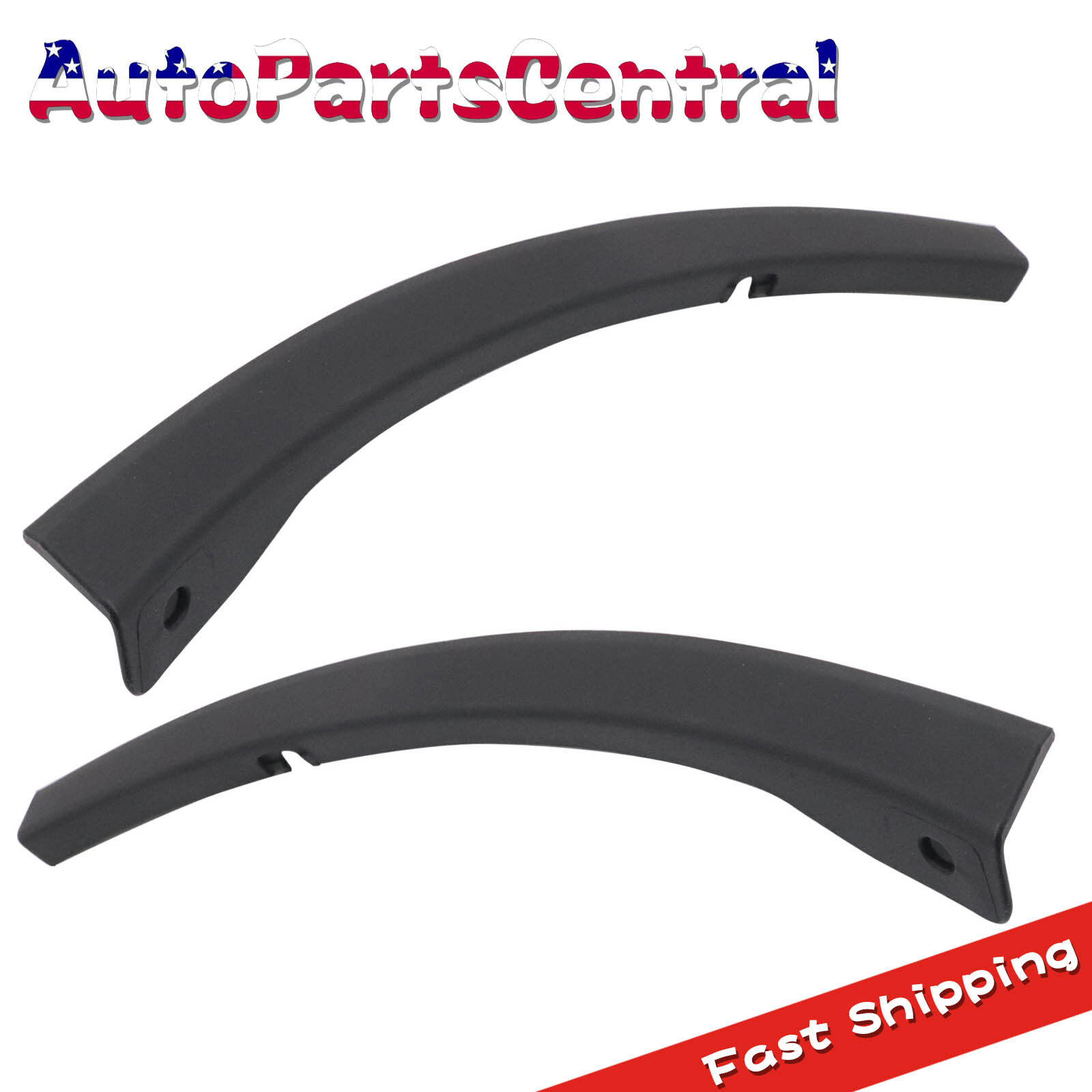 A Pair For Toyota RAV4 2016-2018 Textured Right & Left Front Bumper End Caps