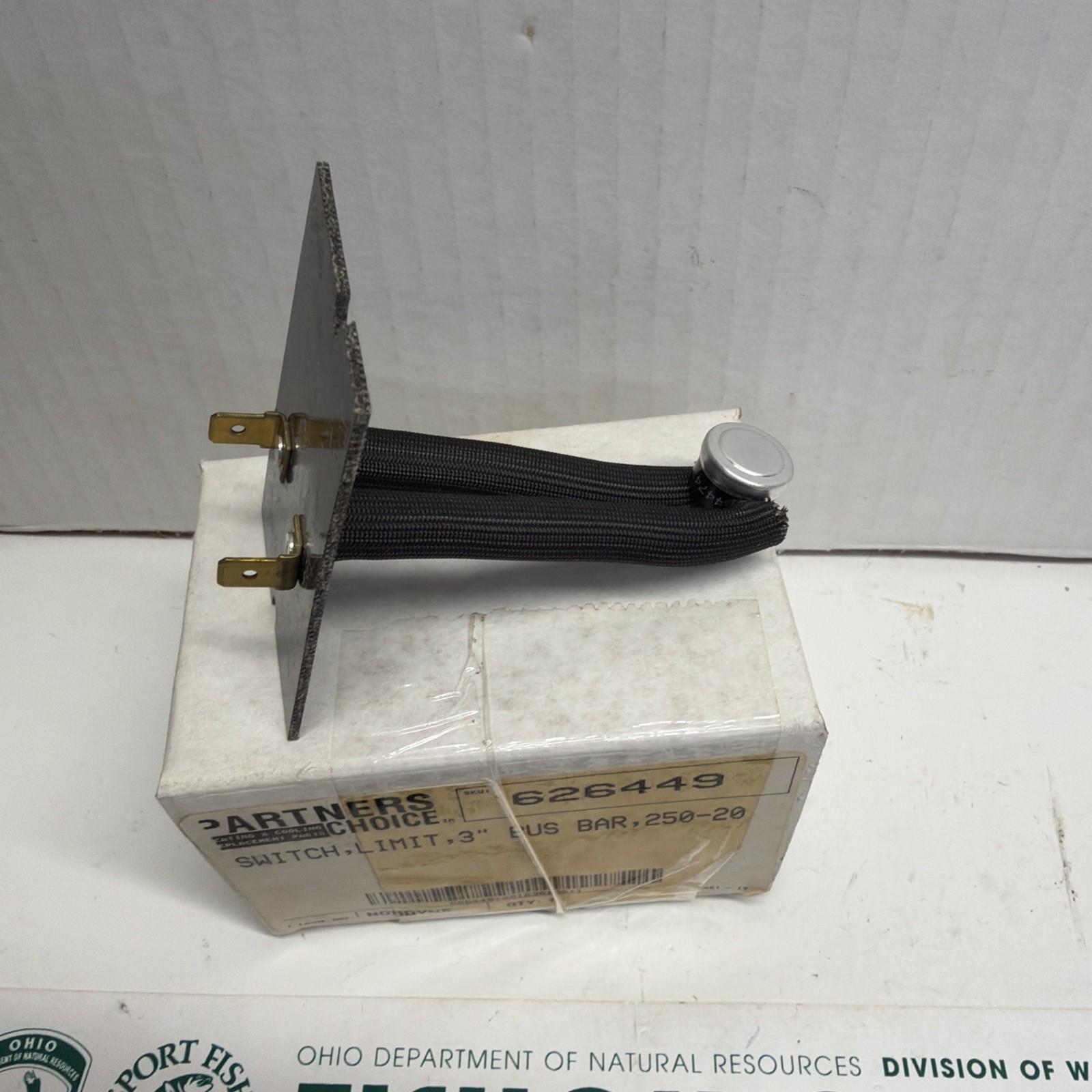 NORDYNE 626449 SWITCH, LIMIT, 3" BUS BAR, 250-25