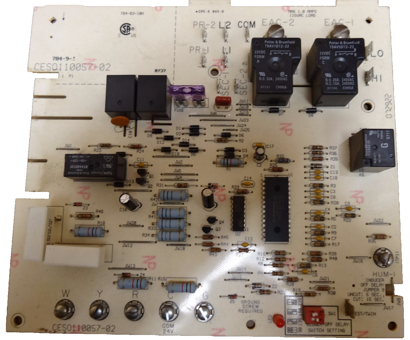 Carrier Furnace Control Board CESO110057-02; *Pre-Owned*