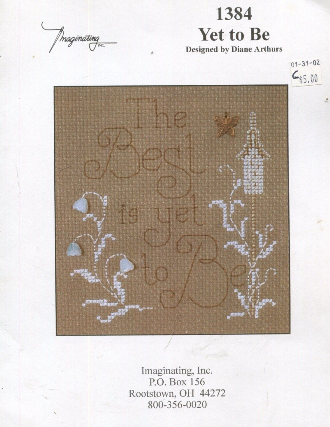 The Best Is Yet To Be Cross Stitch Pattern Leaflet Imaginating Diane Arthurs