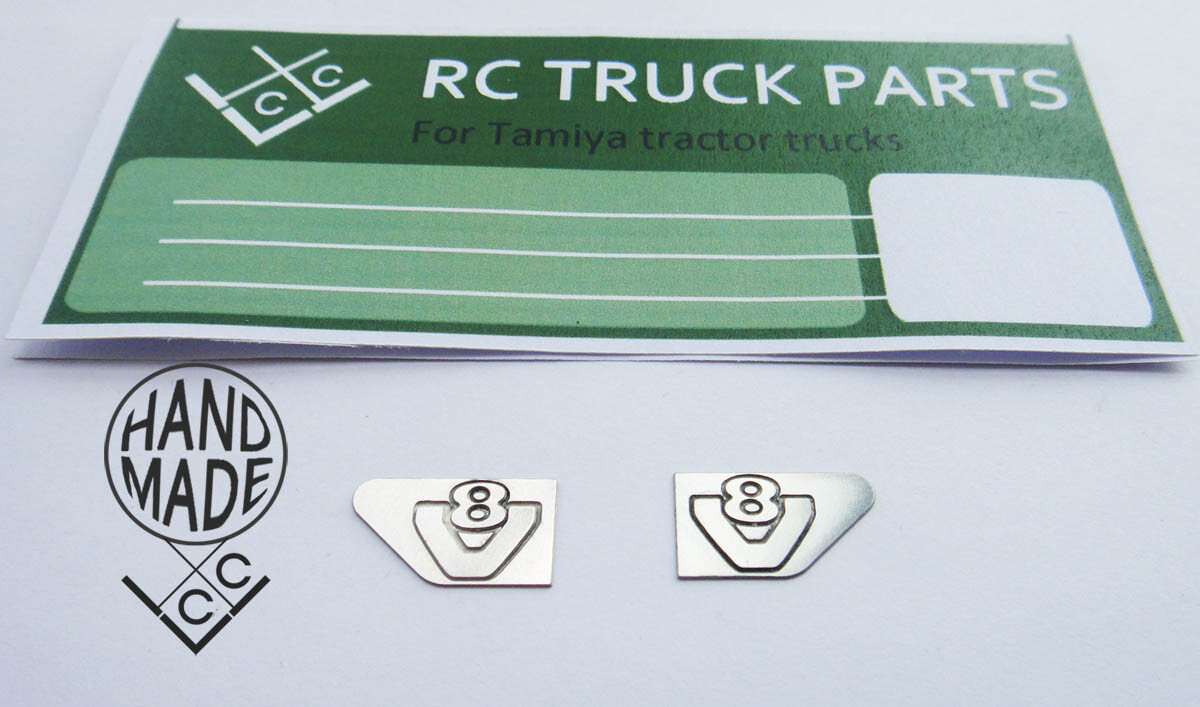 1/14 Tamiya Truck Scania V8 Metal Side Logo