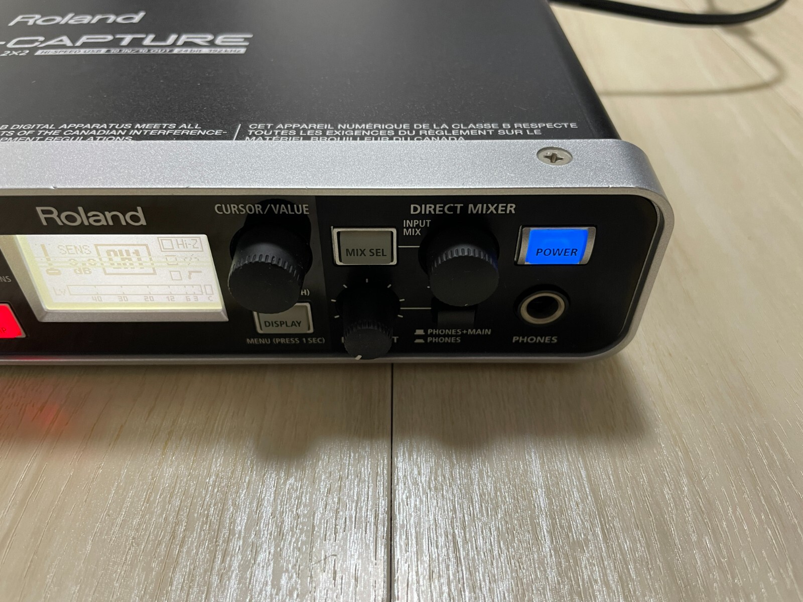 Roland UA-1010 OCTA-CAPTURE Audio Interface Digital Recorder with Power Cable