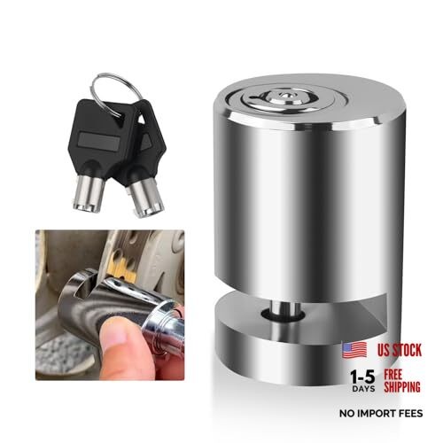 Motorcycle Locks Anti Theft,Mini-Size Motorcycle Disc Brake Lock with Keyless