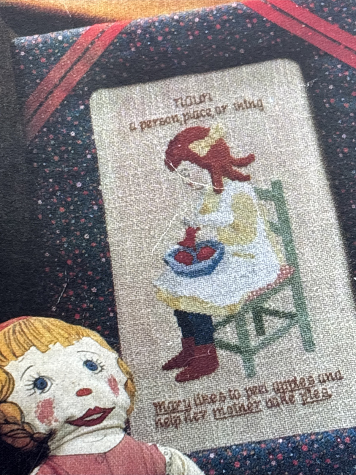 June Grigg Graphs for Grammar Book 16 Cross Stitch Pattern