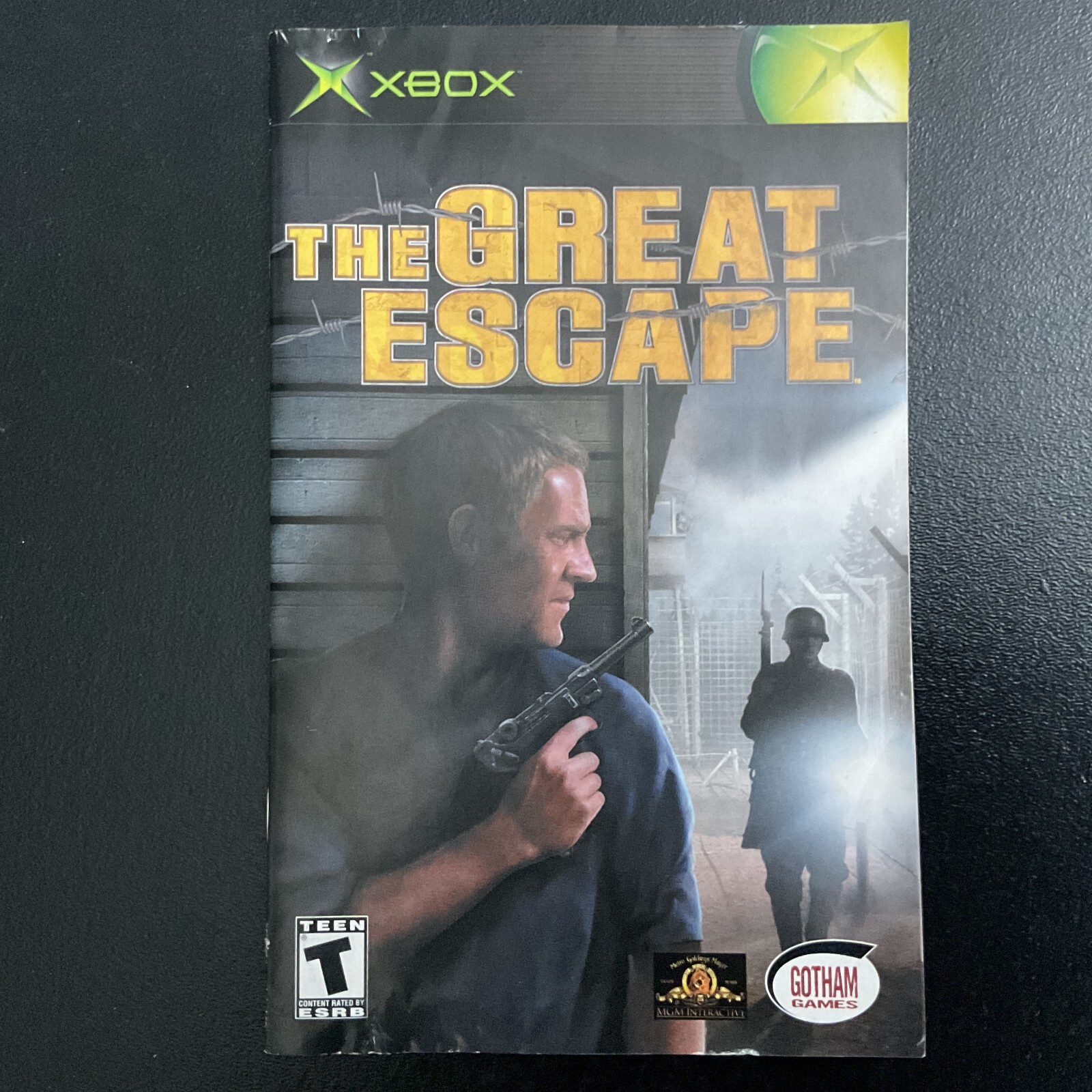 Great Escape Microsoft XBOX Instruction Manual Only